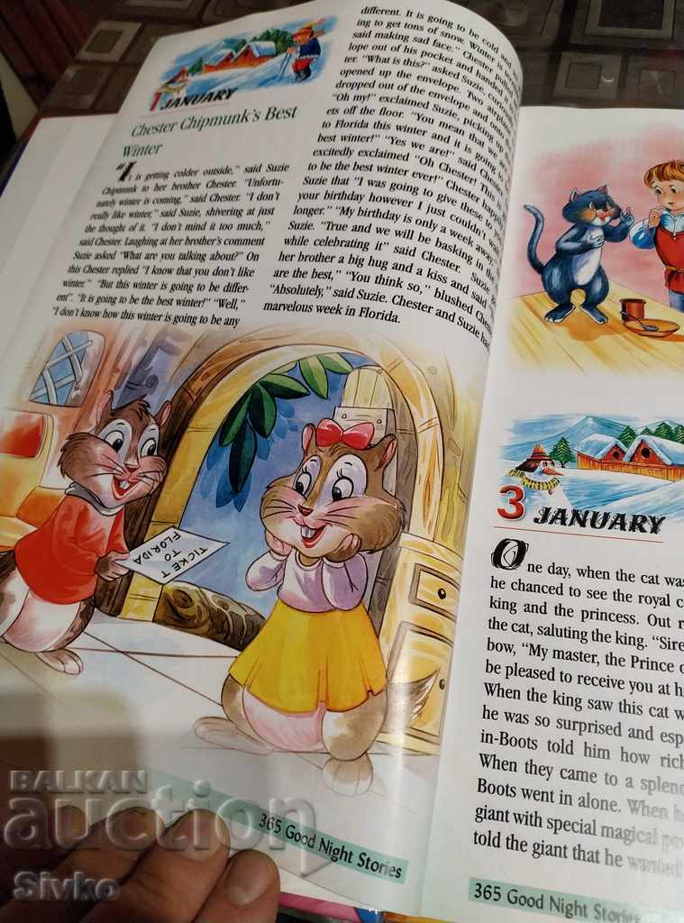 Auction  365 stories for each day of the year English