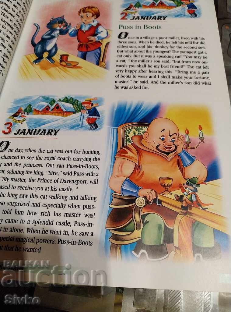 Delivery of 365 stories for each day of the year English