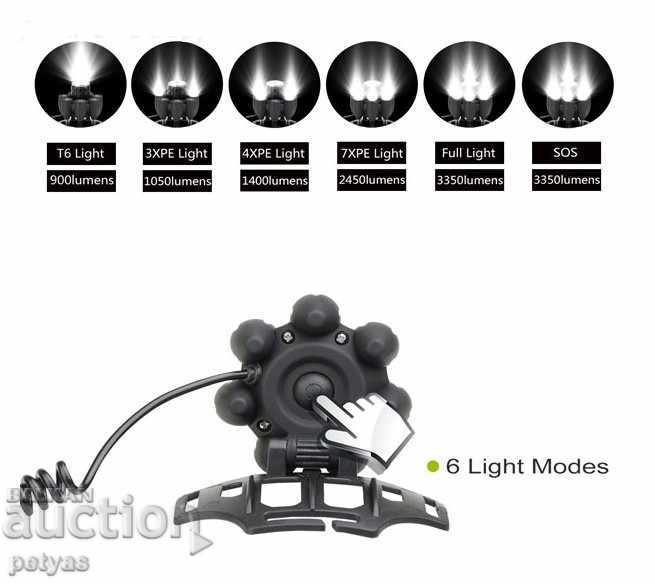 Far CREE XML cu 8 LED-uri cu preț 24.50 BGN | € 12.53