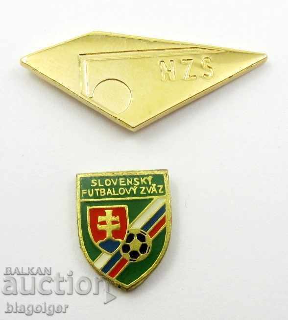 FOOTBALL-FOOTBALL BADGES-FOOTBALL FEDERATION OF SLOVENIA - 5 FOOTBALL-FOOTBALL BADGES-FOOTBALL FEDERATION OF SLOVENIA - 5