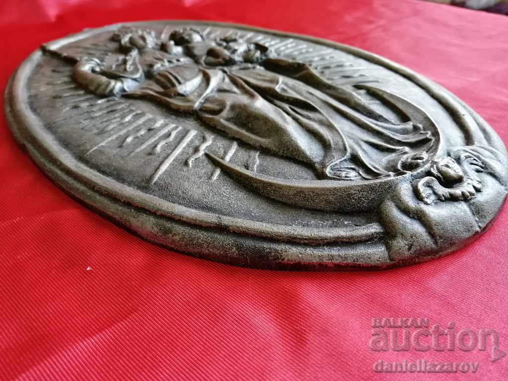 Delivery of Old Rare Metal CATHOLIC PANEL Delivery of Old Rare Metal CATHOLIC PANEL