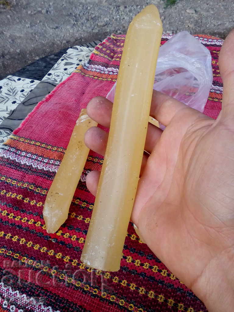 Auction Old Paraffin Candles Auction Old Paraffin Candles