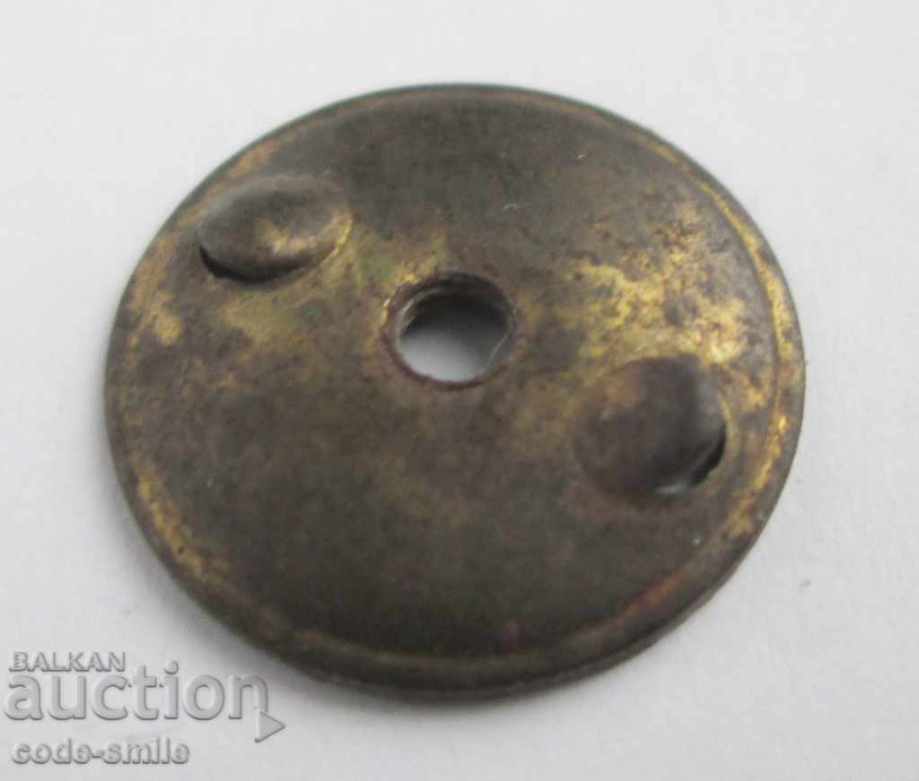 Delivery of Old badge fishing sign Fishermen's Union in the Kingdom of Bulgaria