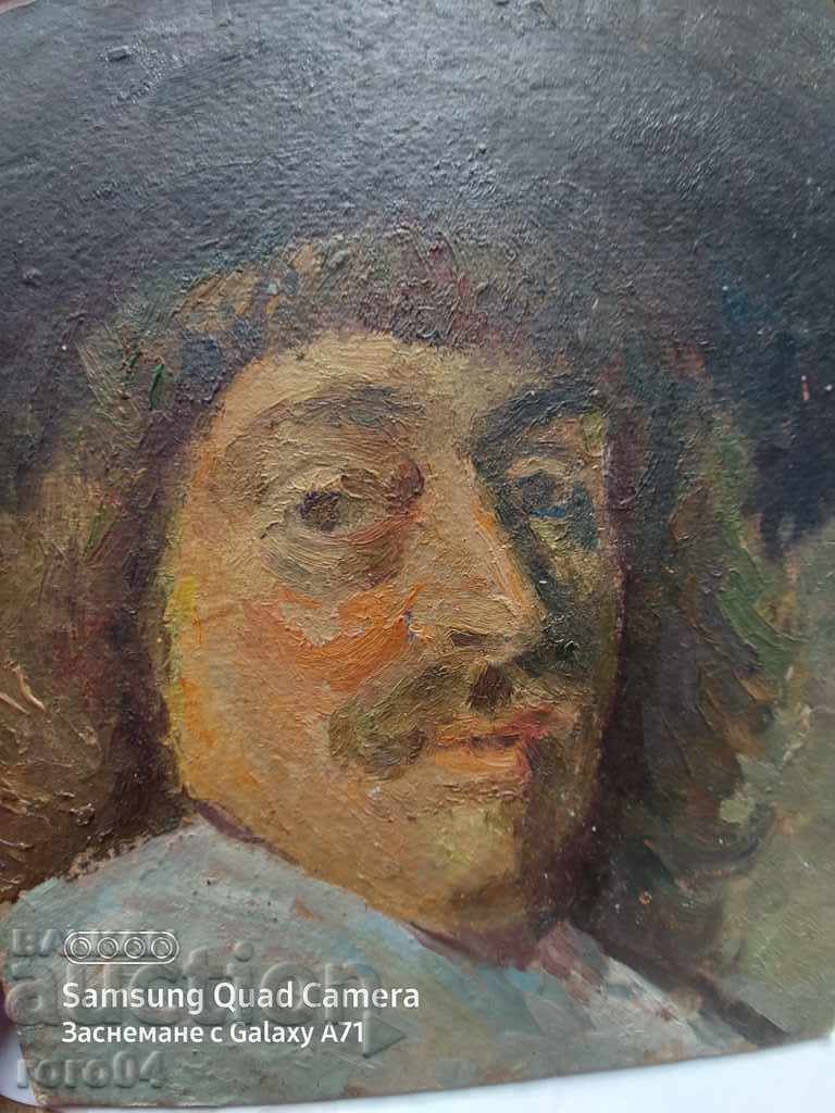 AUTORETRAT CU PĂLIE - REMBRAND - RUBENS - CARAWAGO - 5