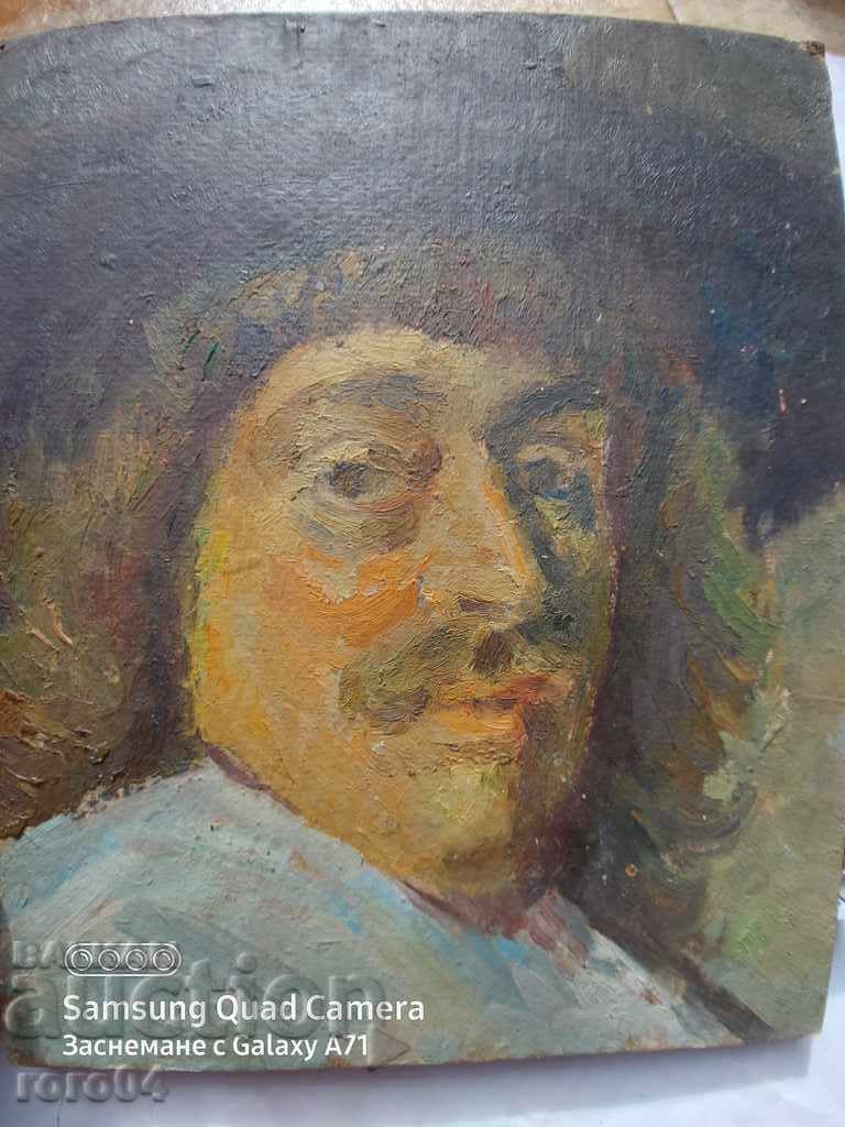 SELF-PORTRAIT WITH HAT - REMBRAND - RUBENS - CARAWAGO - 6 SELF-PORTRAIT WITH HAT - REMBRAND - RUBENS - CARAWAGO - 6