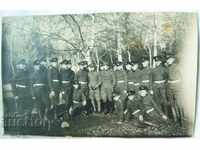 Царство България стара снимка картичка войници София 1919 г.