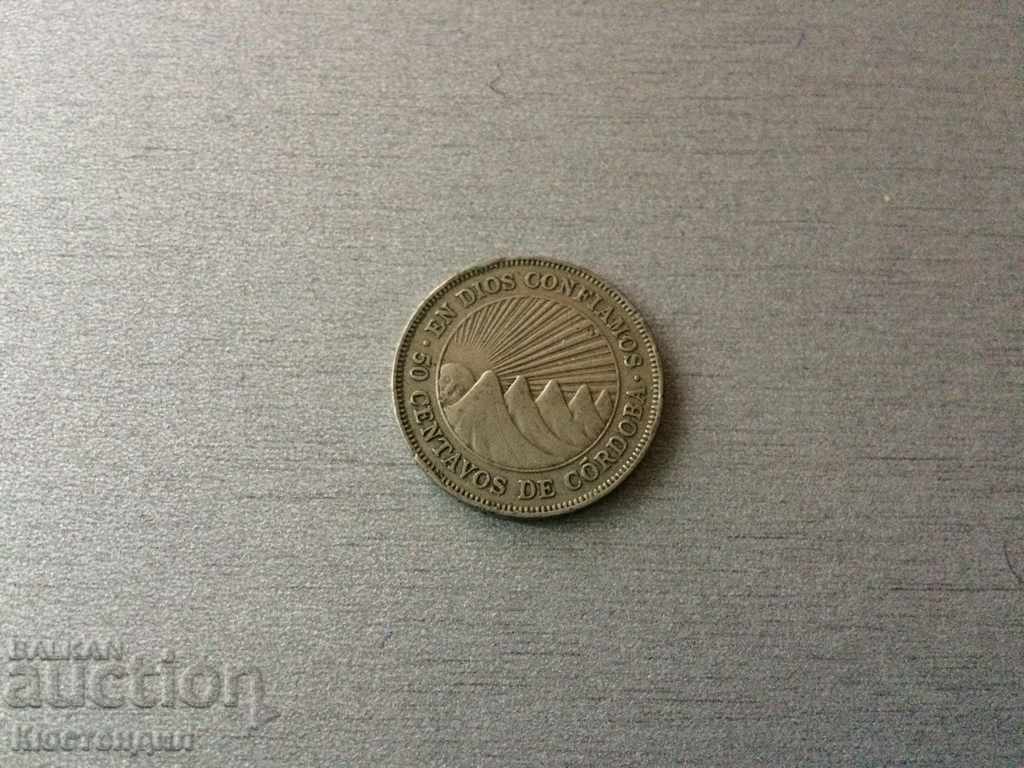 50 центавос 1946 г НИКАРАГУА