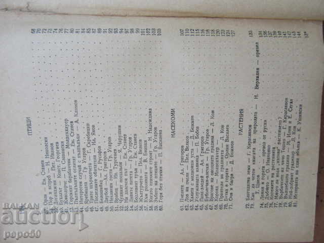 Livrarea POVEȘTI DESPRE NATURĂ /Colecție/ - 1960.