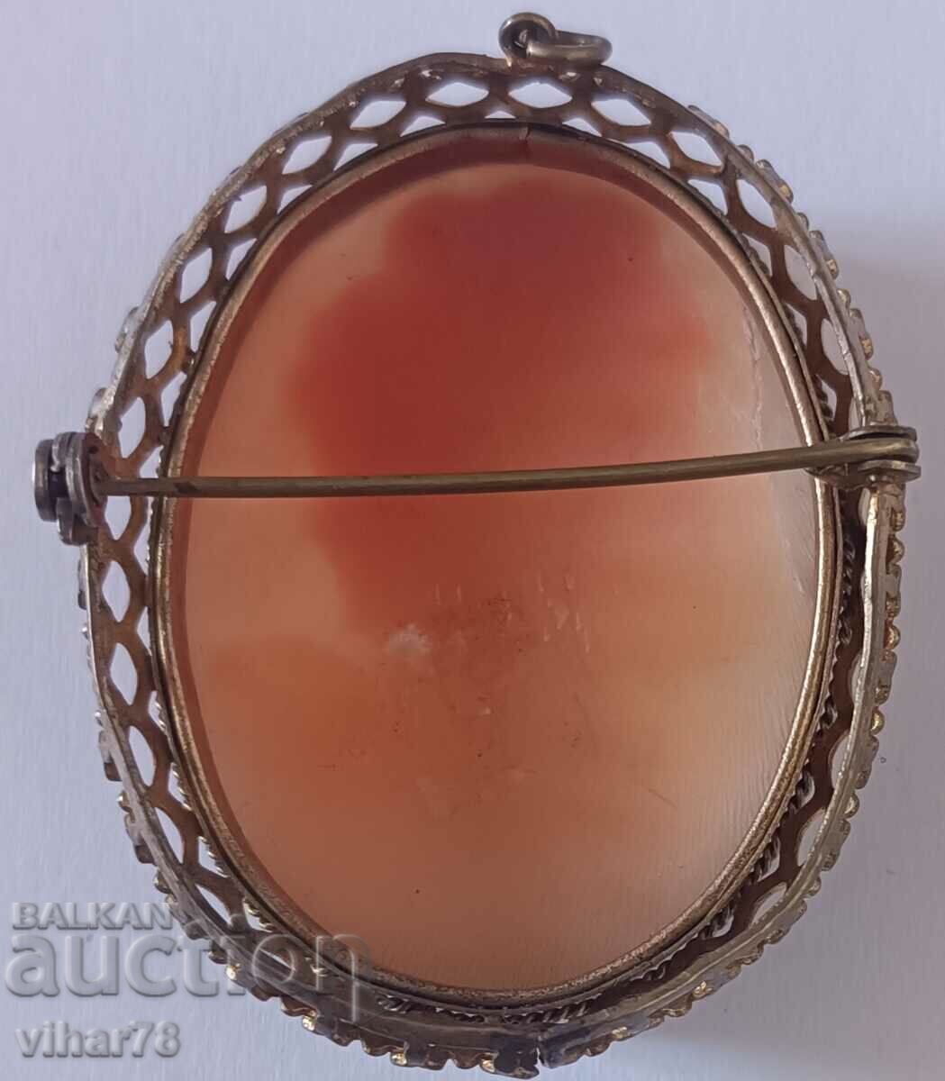 Old beautiful cameo brooch - 7 Old beautiful cameo brooch - 7