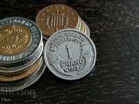 Mонета - Франция - 1 франк | 1948г.