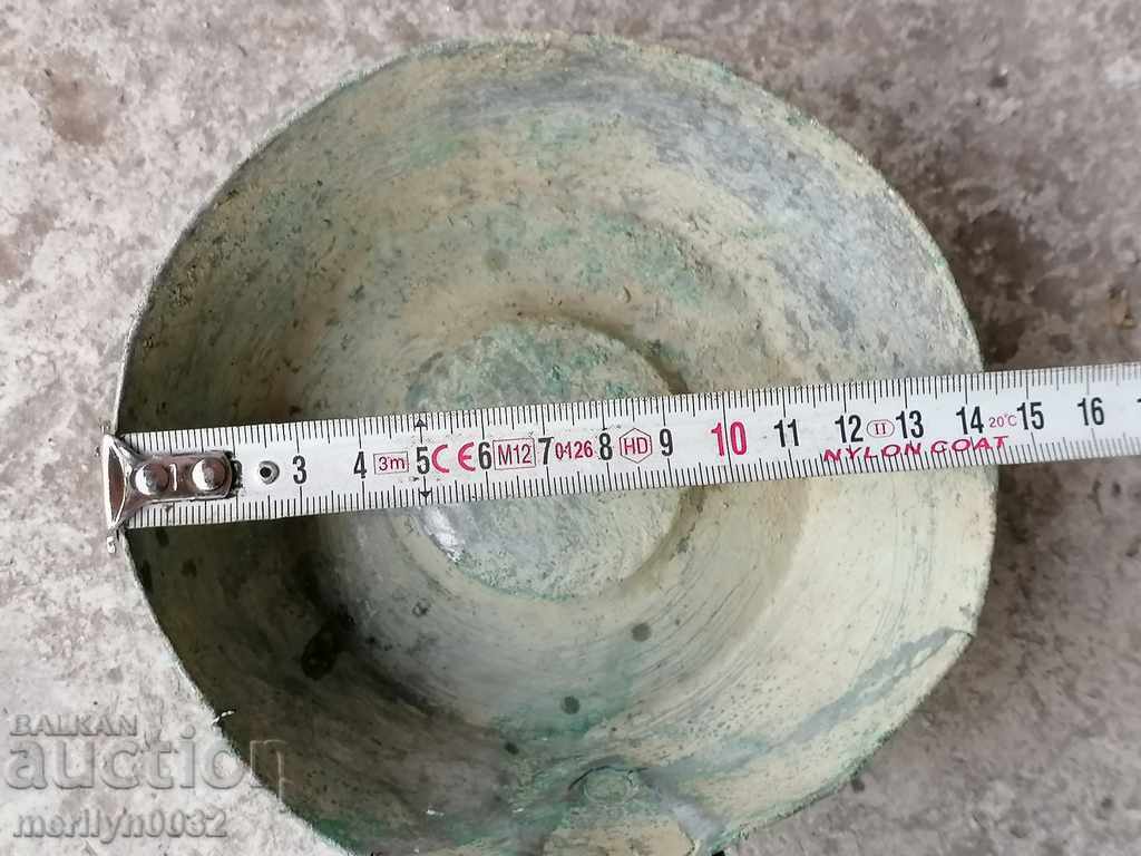 Delivery of Old copper ladle, pan, copper, copper pot, pit Delivery of Old copper ladle, pan, copper, copper pot, pit