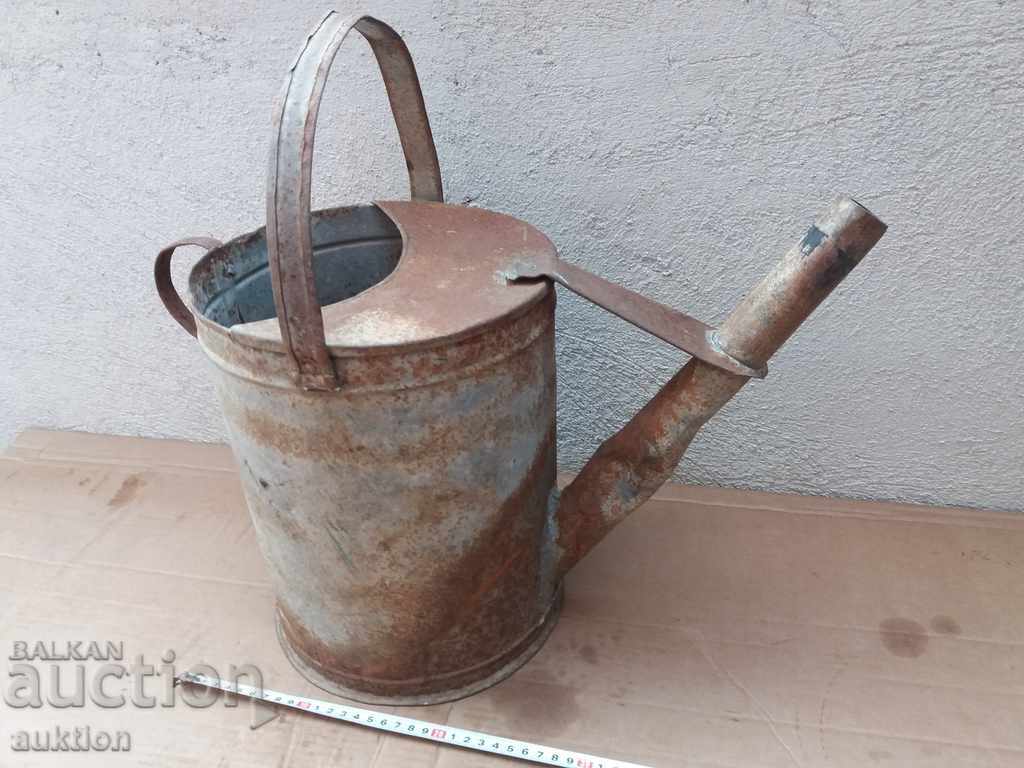 OLD METAL CONTAINER - FOR DECORATION - 5 OLD METAL CONTAINER - FOR DECORATION - 5