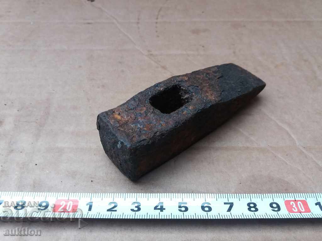 Auction OLD MASSIVE FORGED HAMMER, HAMMER Auction OLD MASSIVE FORGED HAMMER, HAMMER