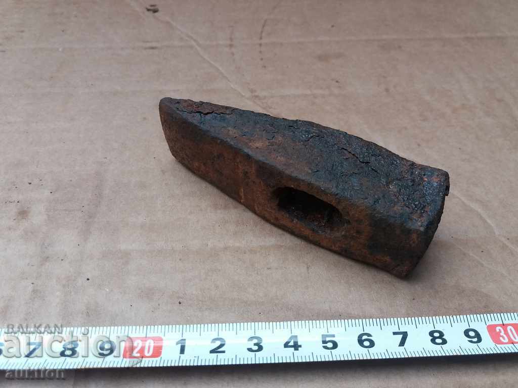 OLD MASSIVE FORGED HAMMER, HAMMER - 5 OLD MASSIVE FORGED HAMMER, HAMMER - 5