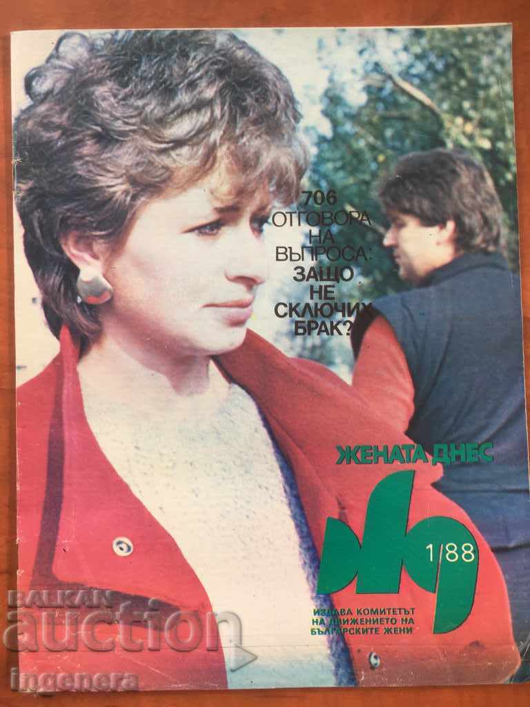 WOMEN'S MAGAZINE TODAY - 1/1988