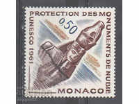 1961. Monaco. UNESCO - protecția monumentelor nubiene.
