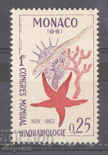 1961. Monaco. Congresul Mondial al Acvariului.