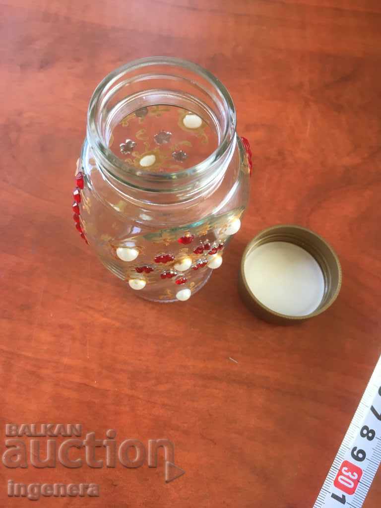 JAR JAR GLASS SCREW DECORATION with price 2.00 BGN | € 1.02 JAR JAR GLASS SCREW DECORATION with price 2.00 BGN | € 1.02