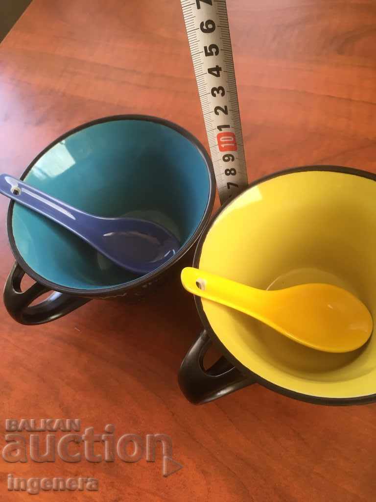 BOWL BOWL SPOON PORCELAIN FOR SOUP -2 PCS with price 8.00 BGN | € 4.09 BOWL BOWL SPOON PORCELAIN FOR SOUP -2 PCS with price 8.00 BGN | € 4.09