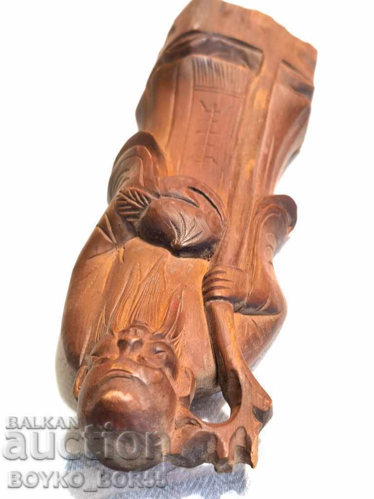 Ancient Statuette of the Chinese God of Happiness and Longevity - 6 Ancient Statuette of the Chinese God of Happiness and Longevity - 6