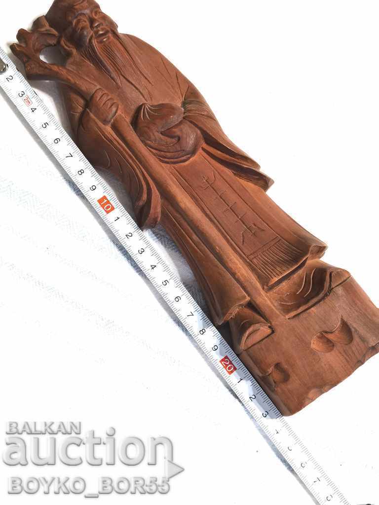 Ancient Statuette of the Chinese God of Happiness and Longevity - 7 Ancient Statuette of the Chinese God of Happiness and Longevity - 7