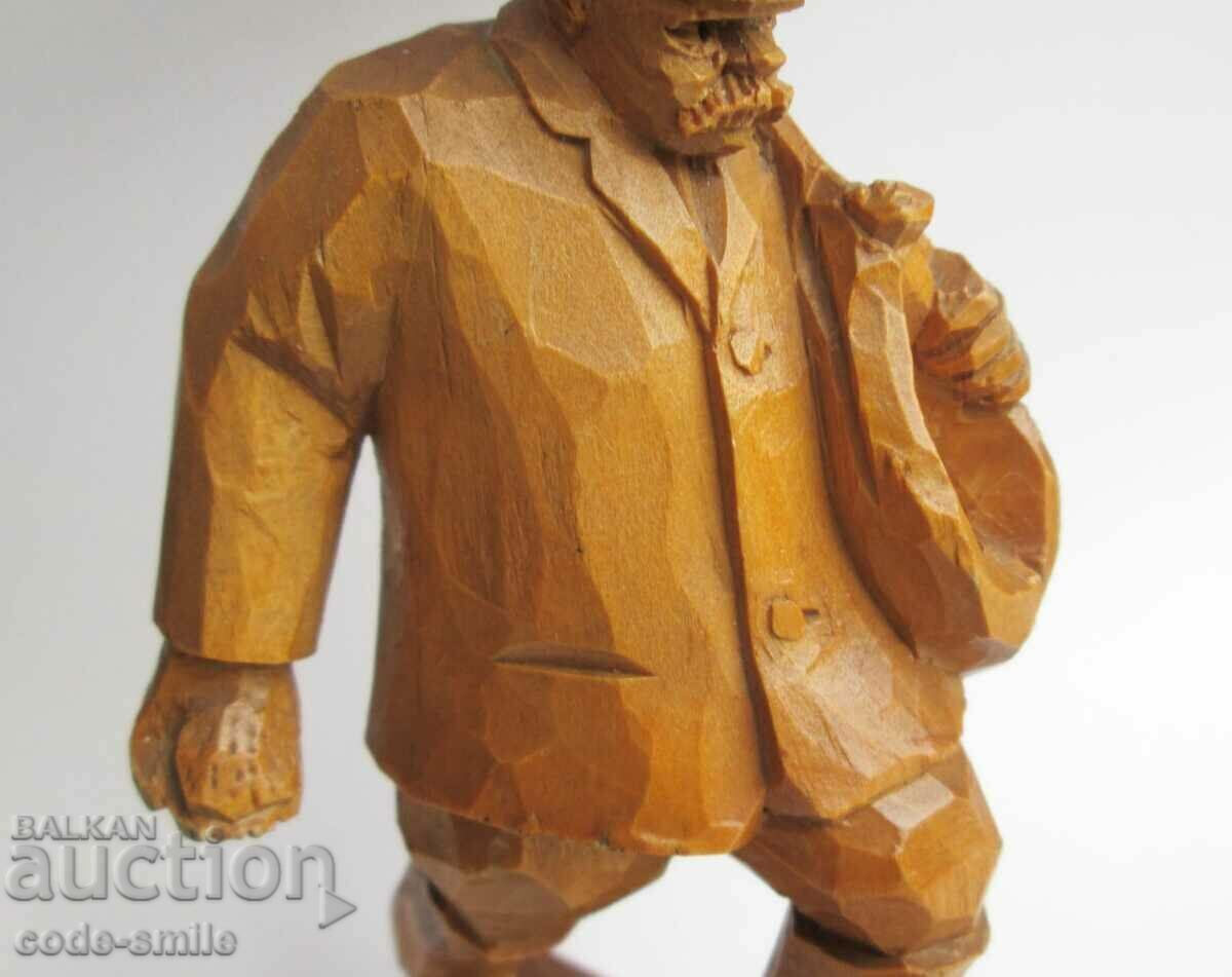 Old author's woodcarving figure statuette Old man sows grain - 5 Old author's woodcarving figure statuette Old man sows grain - 5