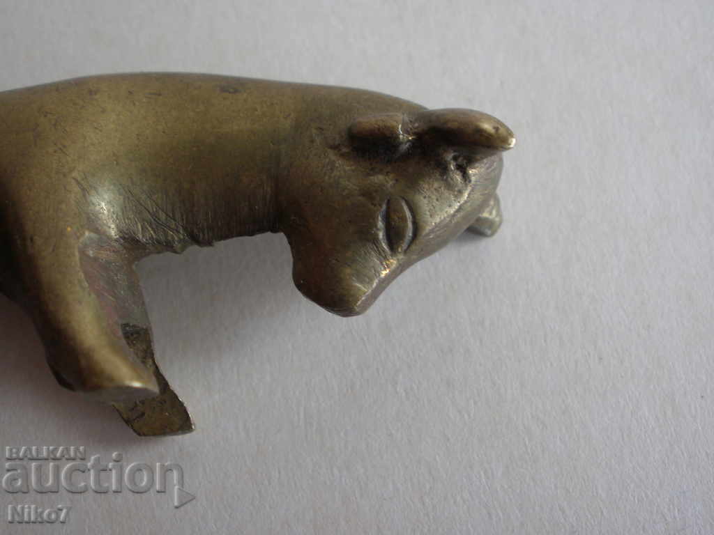 Antique bronze figurine (statue, plastic) of a bull. - 6 Antique bronze figurine (statue, plastic) of a bull. - 6