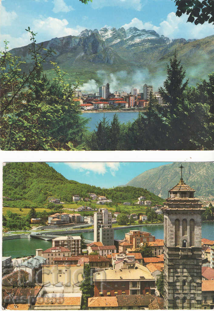 1966-73. Italy. Lecco. Panorama.