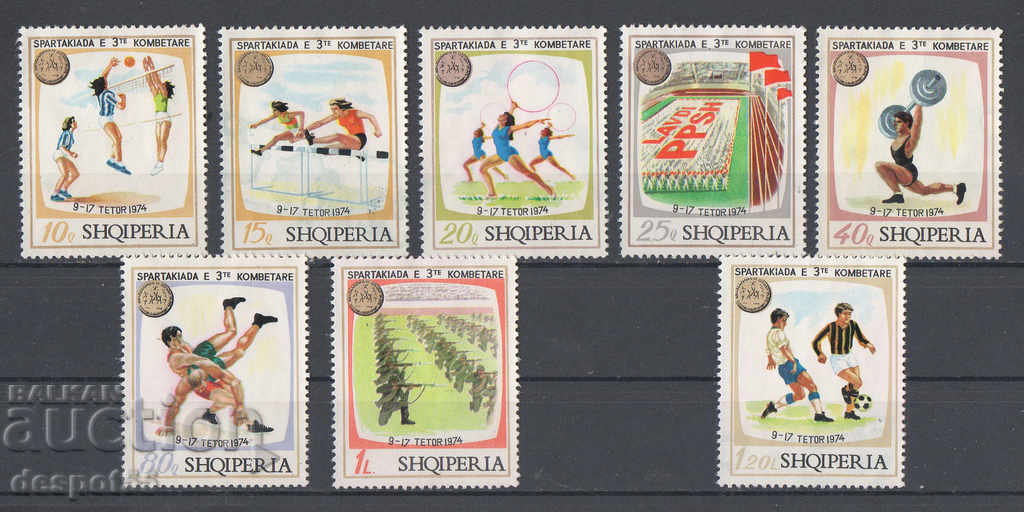 1974. Albania. National Spartan Games.