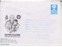 Пощенски плик Скаутите в България
