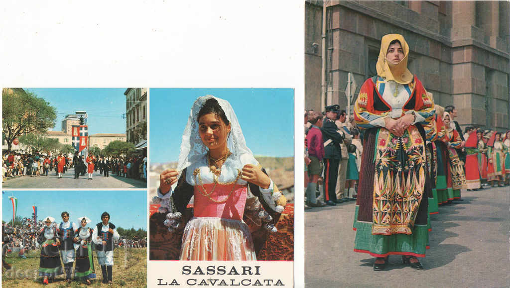 1962. Италия. Италиански народни костюми.