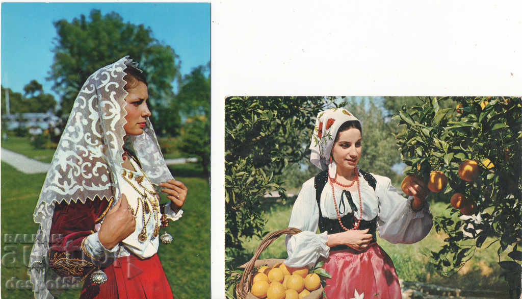 1973-74. Ιταλία. Ιταλικές λαϊκές φορεσιές.