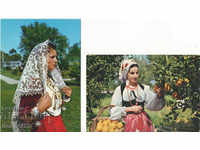 1973-74. Italy. Italian folk costumes.