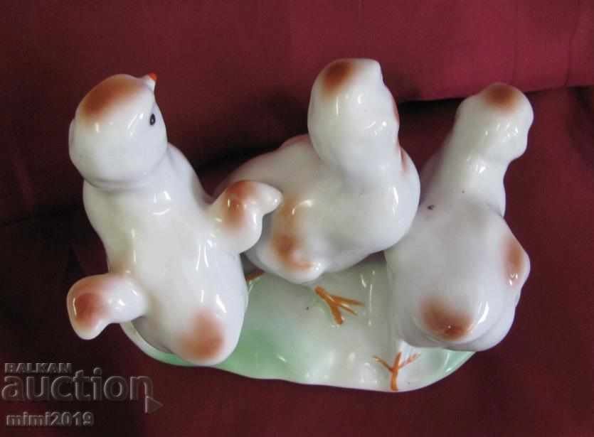 Vintage Porcelain Figurine Marked - 5