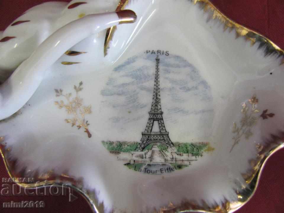 Vintich Porcelain Ashtray Marked France with price 35.00 BGN | € 17.90 Vintich Porcelain Ashtray Marked France with price 35.00 BGN | € 17.90