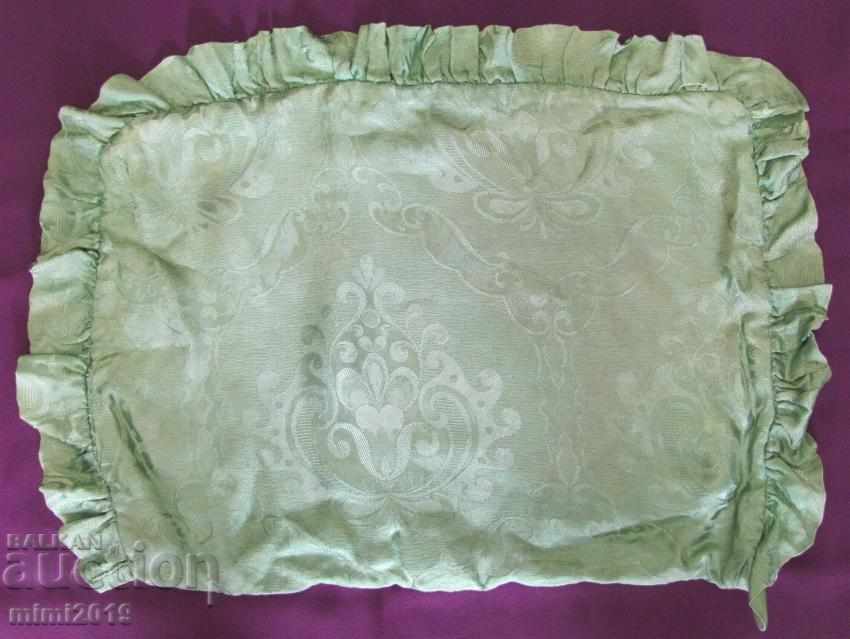 Vintage Hand Knitted Pillow Silk Threads - 7 Vintage Hand Knitted Pillow Silk Threads - 7