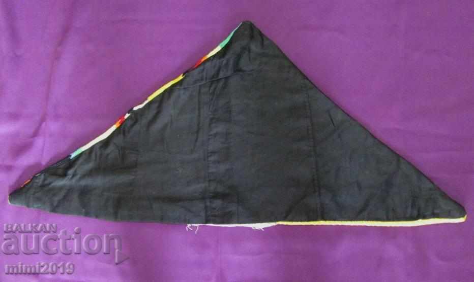 19th Century Hand Embroidered Pillow Woolen Threads - 6 19th Century Hand Embroidered Pillow Woolen Threads - 6