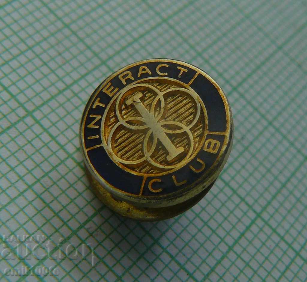 Значка- Rotary Club Interact Club
