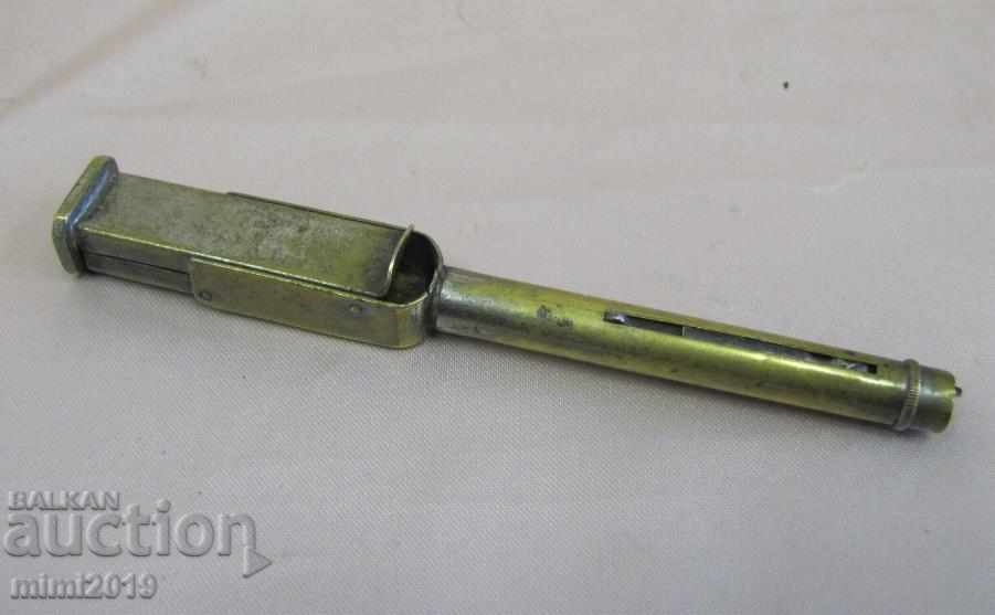 Аукцион 1800-та Бронзова Писалка Молив-печат рядка Аукцион 1800-та Бронзова Писалка Молив-печат рядка