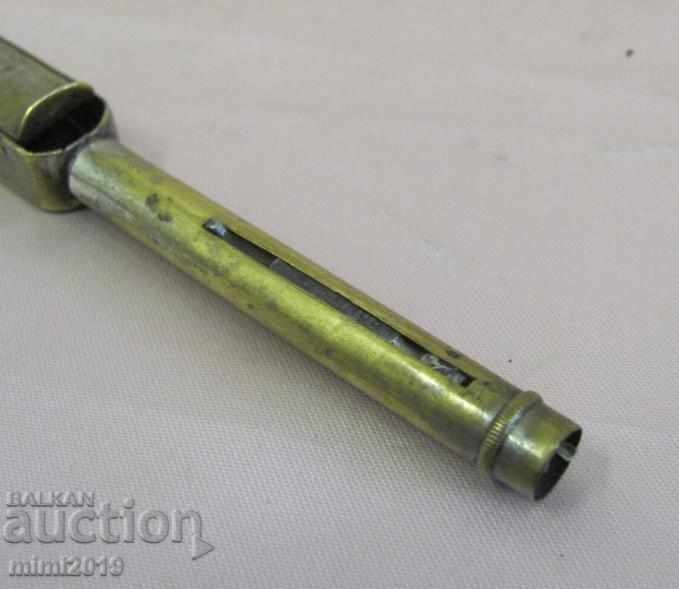 Доставка на 1800-та Бронзова Писалка Молив-печат рядка Доставка на 1800-та Бронзова Писалка Молив-печат рядка