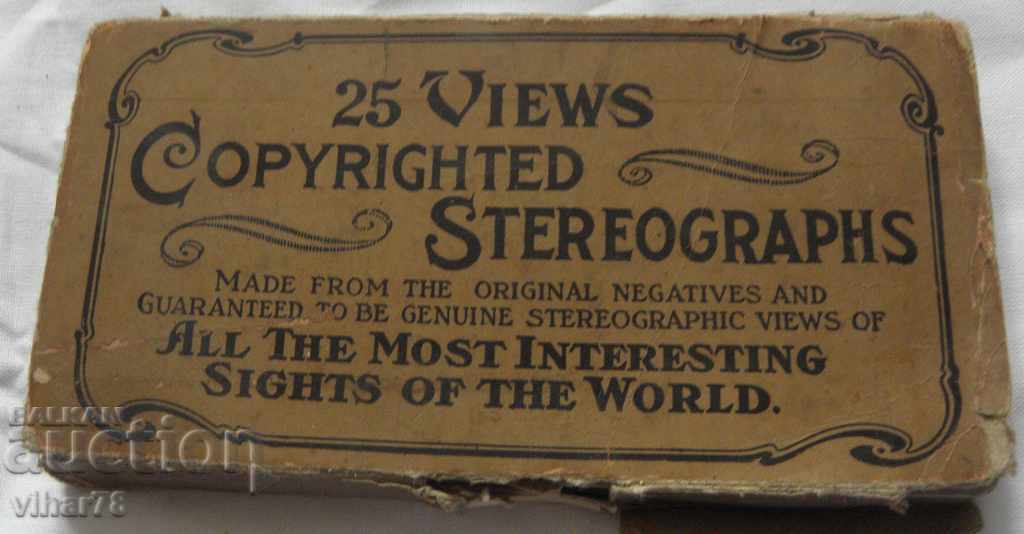 Стар Дървен Стереоскоп с 23 снимки - 6 Стар Дървен Стереоскоп с 23 снимки - 6