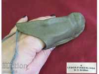 World War II Medical Leather Finger Case
