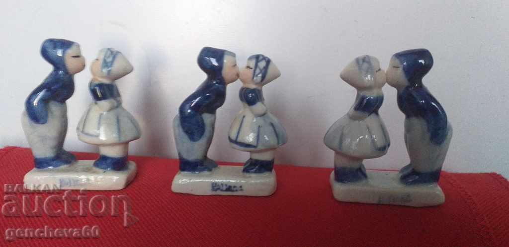 Auction  Collectible porcelain figurines "Kiss"