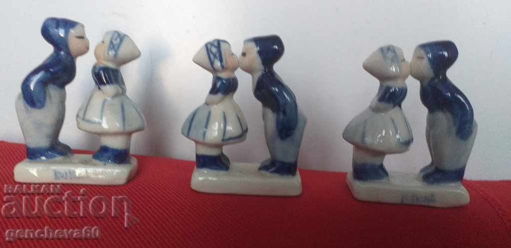 Παράδοση Συλλεκτικά πορσελάνινα ειδώλια "Kiss"