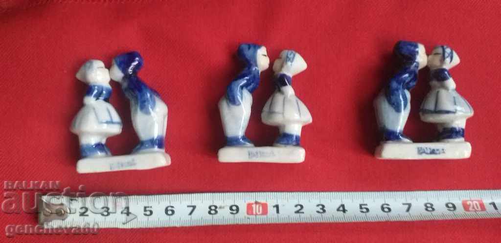 Collectible porcelain figurines "Kiss" - 6