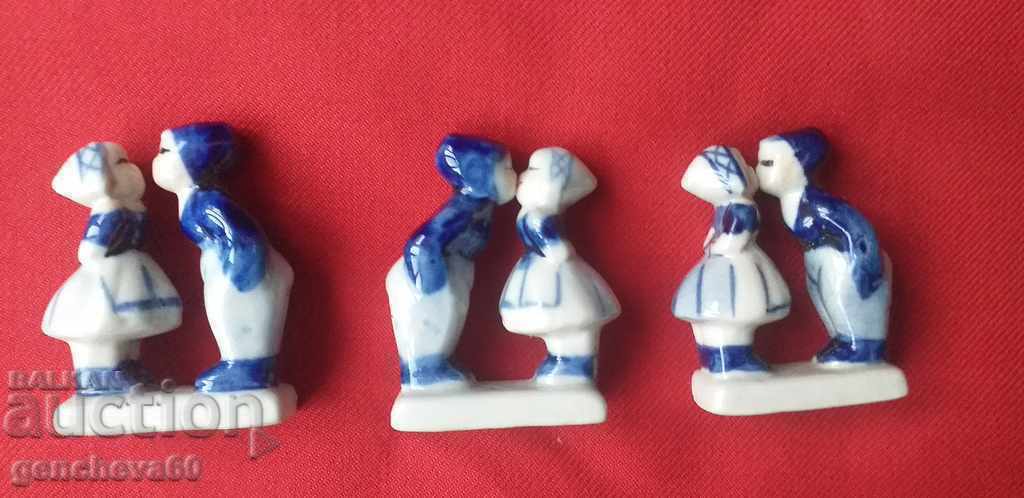 Collectible porcelain figurines "Kiss" - 7