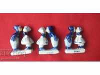 Collectible porcelain figurines "Kiss"
