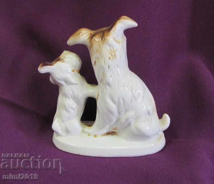 Auction 40's Porcelain Figure Dogs Germany Auction 40's Porcelain Figure Dogs Germany