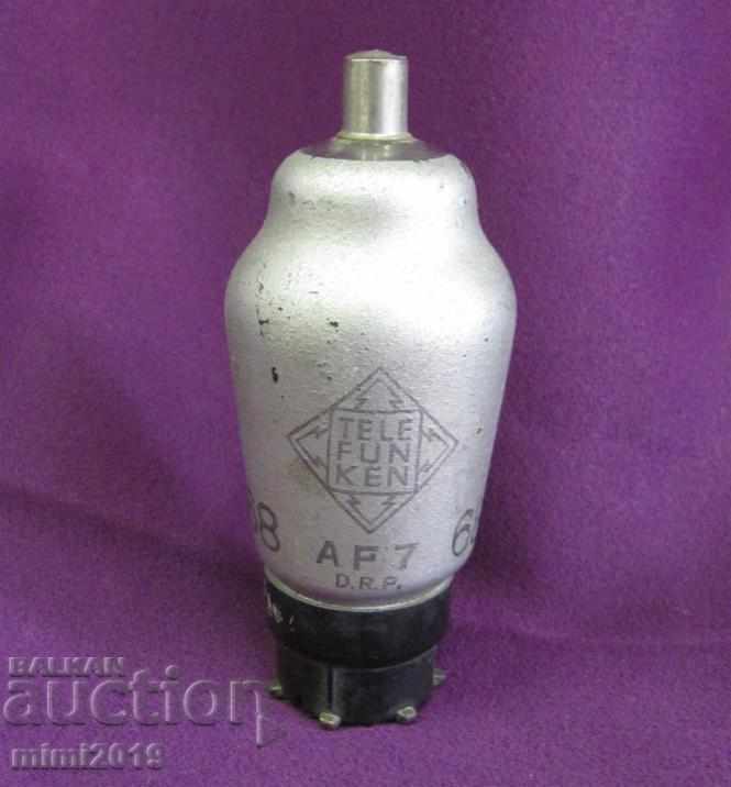 World War II Radio Lamp Telefunken D.R.P. - 7 World War II Radio Lamp Telefunken D.R.P. - 7