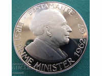 Jamaica 1 dolar 1974 UNC PROOF Rare
